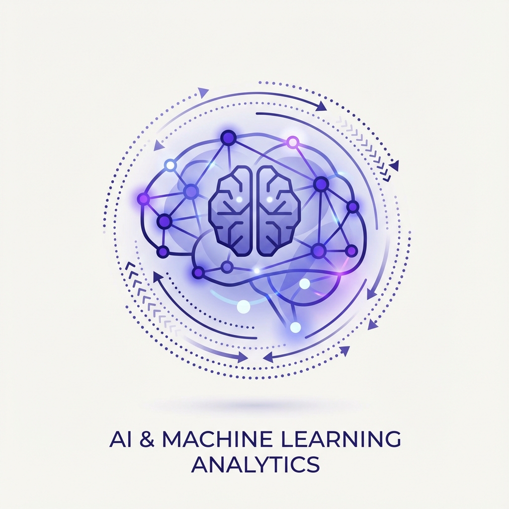 AI and Machine Learning Solutions Illustration